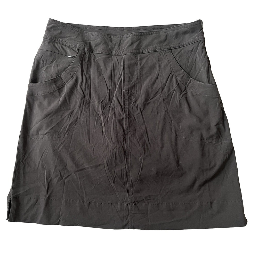 Lucy Women's Size SP Walkabout Collection‎ Athletic Skort Gray Side Zip Pockets